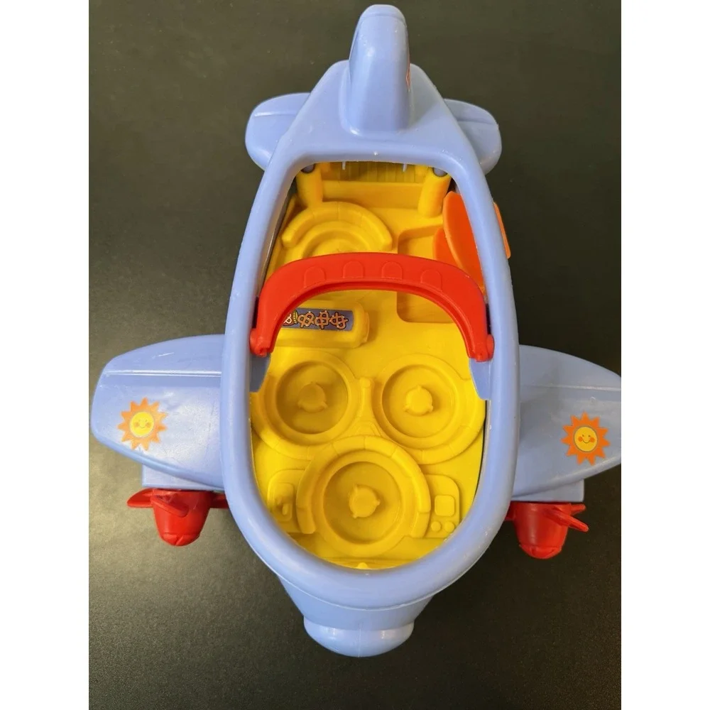 Vintage 1998 Little People Blue Airplane Red Handle
